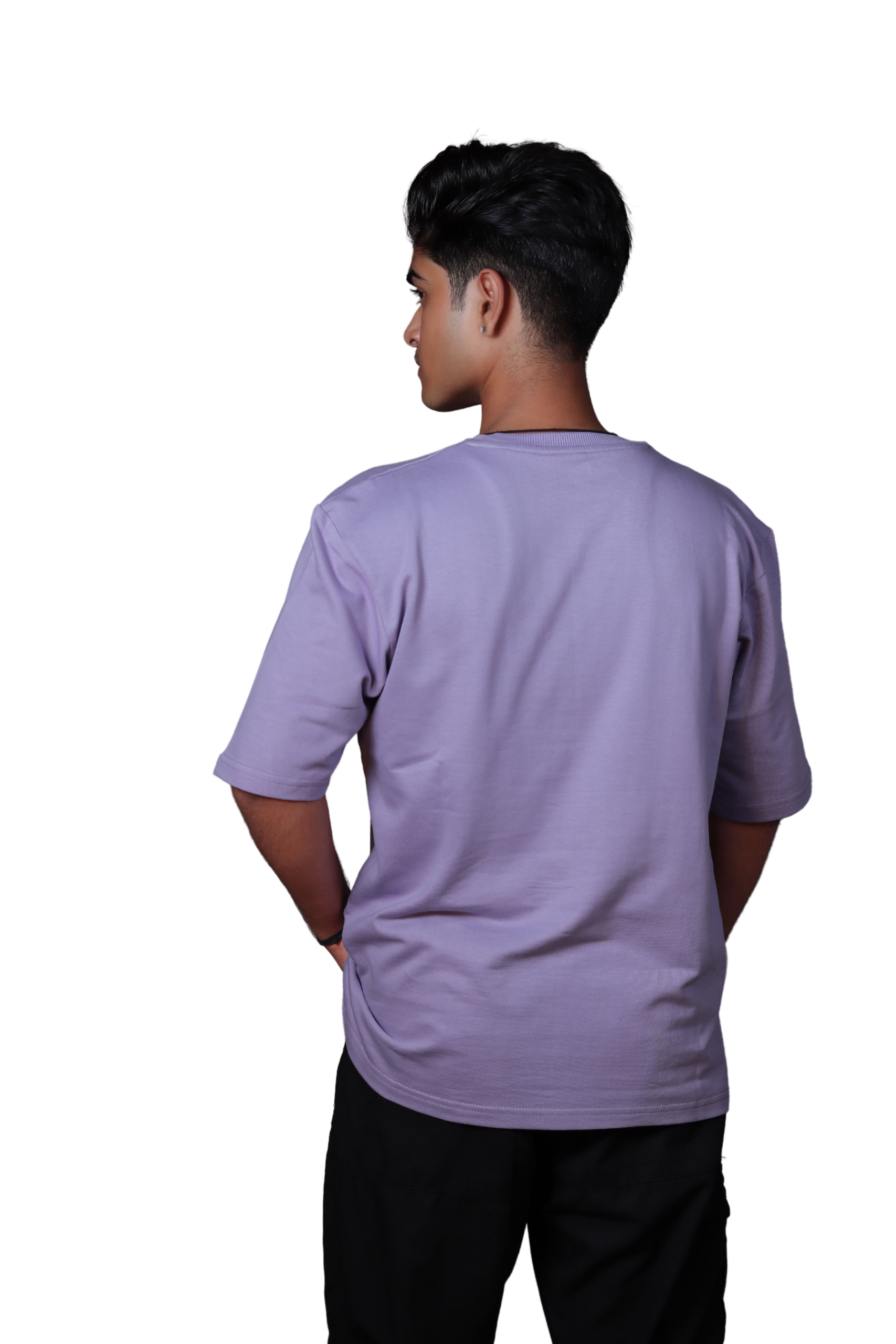 Purple Oversized Graphic T-Shirt - Image 2