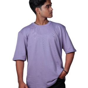 Purple Oversized Graphic T-Shirt
