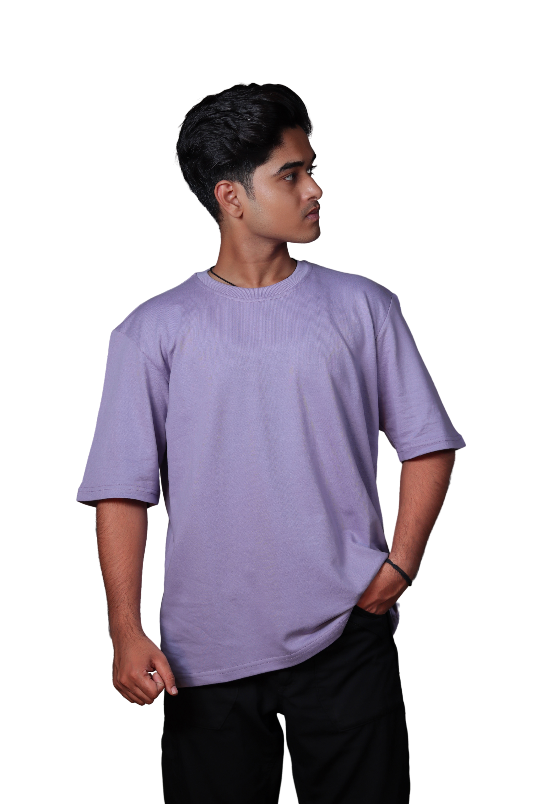 Purple Oversized Graphic T-Shirt