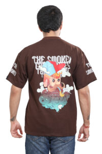 Smokey Vibes Oversized Graphic T-Shirt