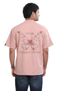 Butterfly Design Oversized Graphic T-Shirt
