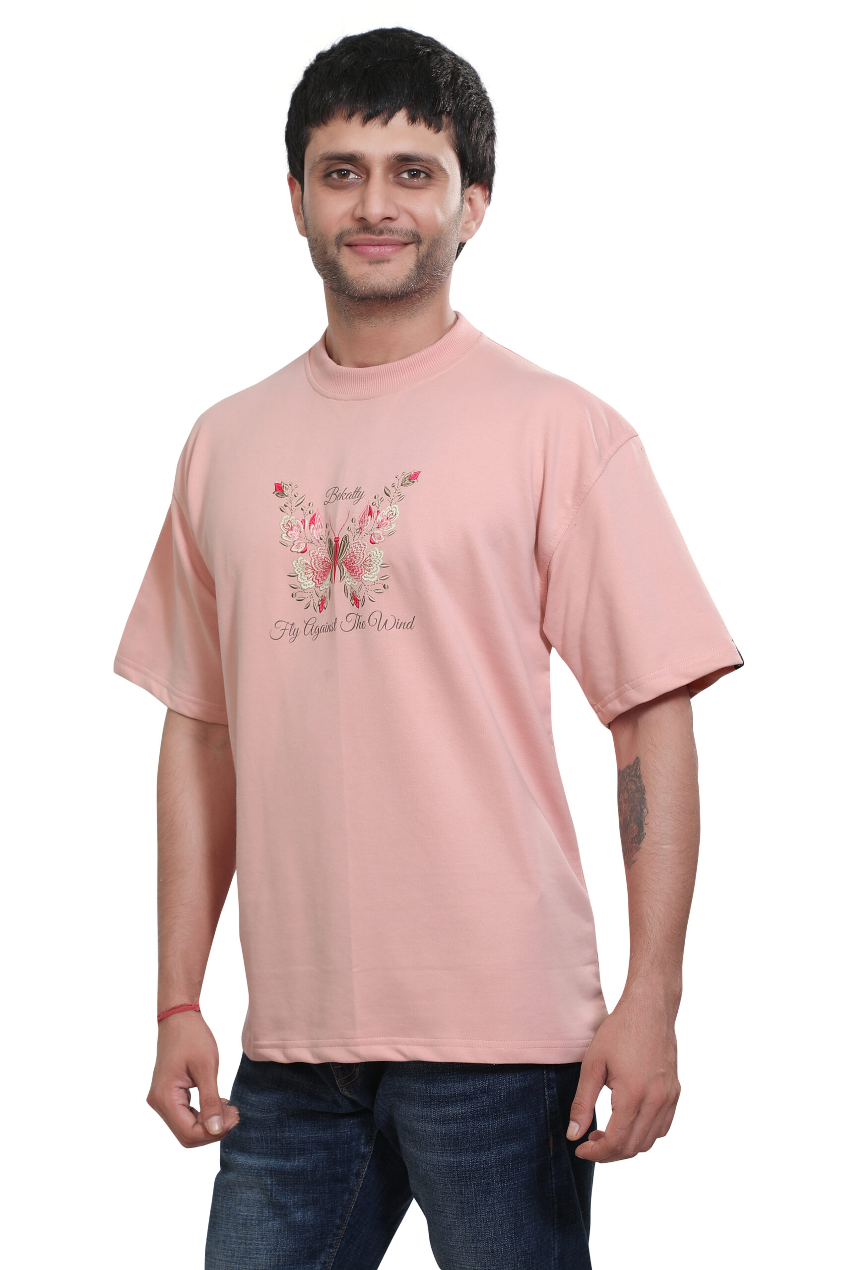Butterfly Design Oversized Graphic T-Shirt - Image 5