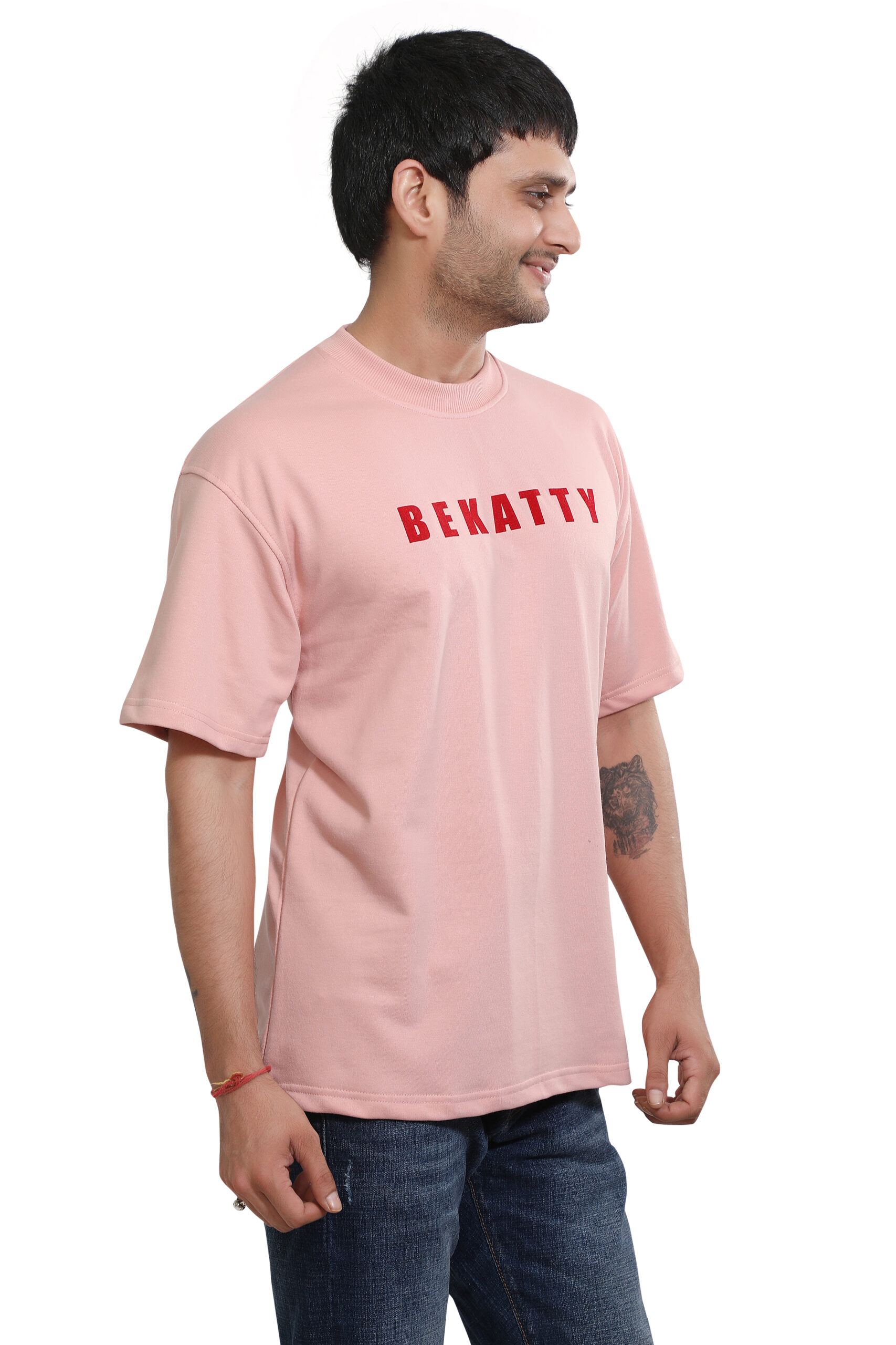 Bekatty Pink Oversized T-Shirt - Image 2