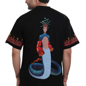 Monk Empire Aqua Oversized T-Shirt