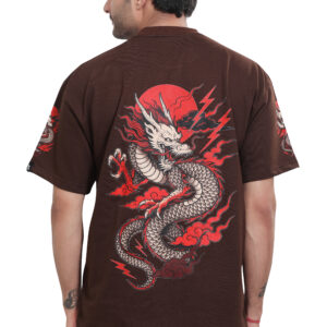 Dragon Flame Oversized T-Shirt