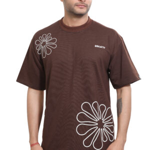 Floral Print Oversized Graphic T-Shirt (Copy)